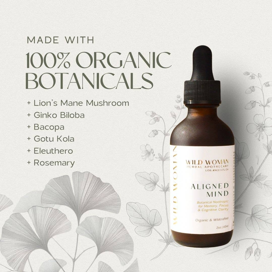 Aligned Mind | Focus, Brain & Attention Support | Tincture