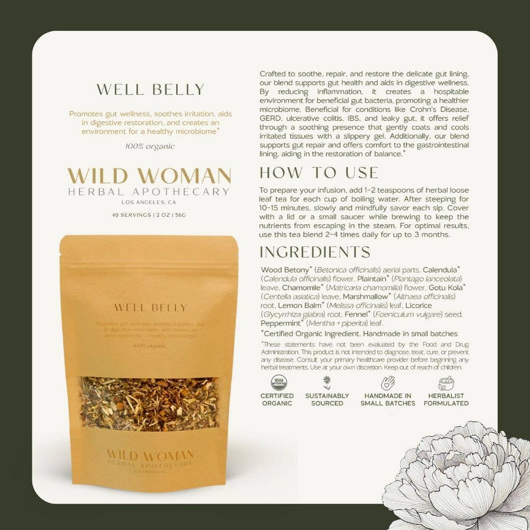 Well Belly | Digestive Support for IBS, SIBO, GERD, Bloating